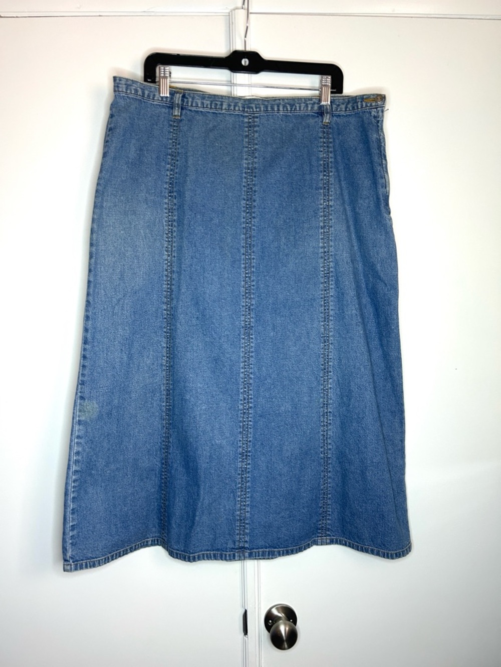 Vintage Christopher & Banks Denim Maxi/Midi Skirt